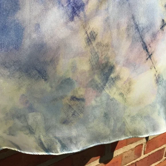 Revolve Generation Love Kaylee Printed Silk Blouse - Picture 7 of 16